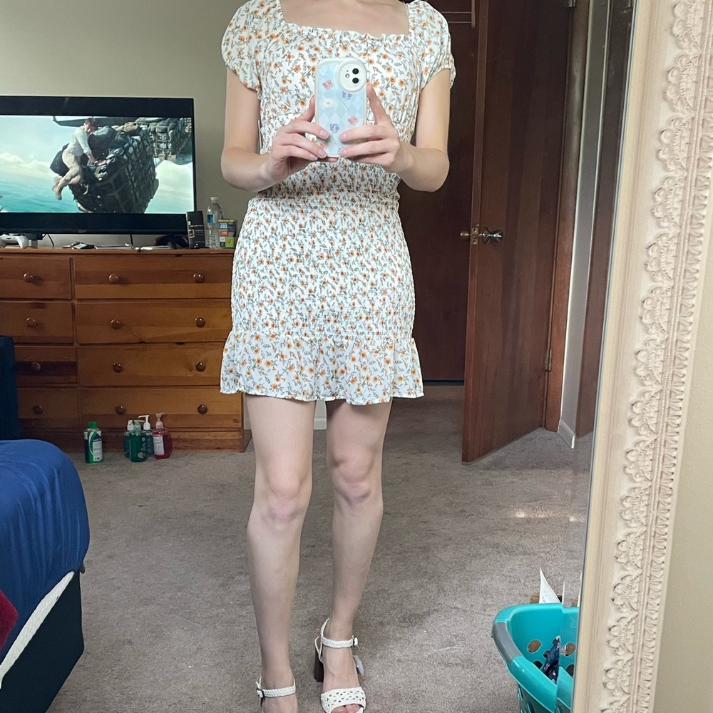 Almost Famous Floral Print Dress